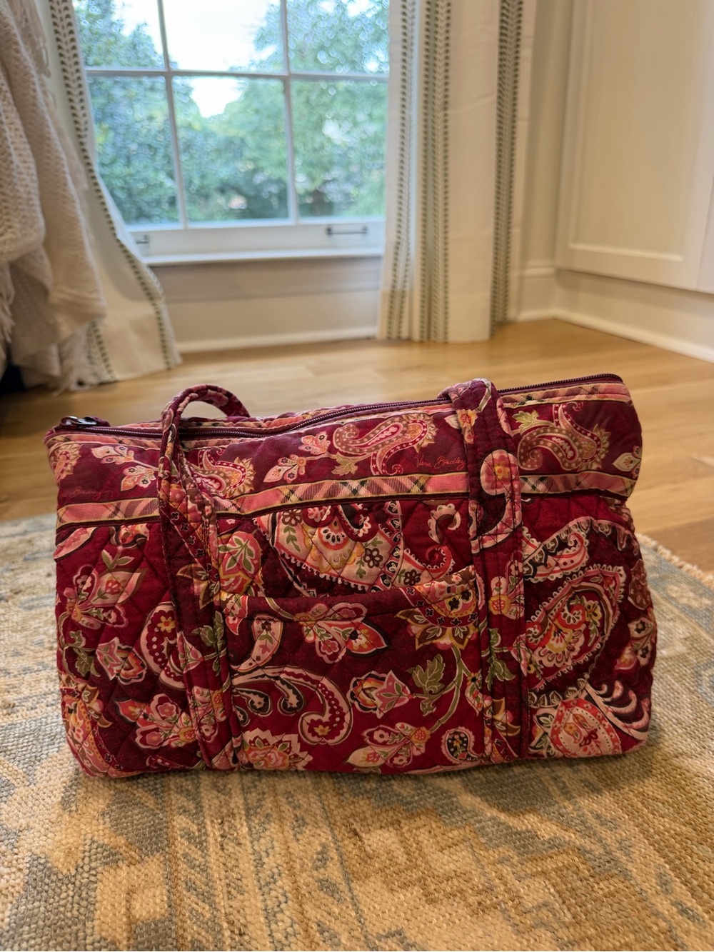 Vera Bradley Paisley Meets Plaid Small Tote
